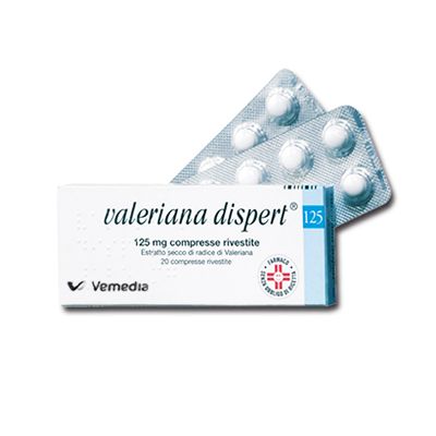 valeriana dispert 20 compresse 125 mg.
